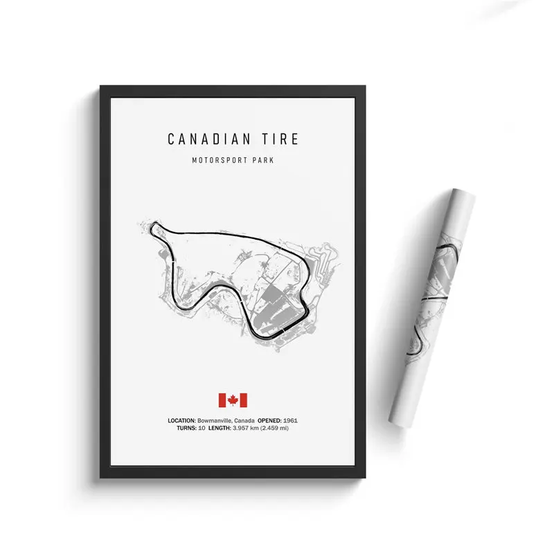 Formula 1 Racing Circuit Canvas Art: Aesthetic Motorsport Wall Decor