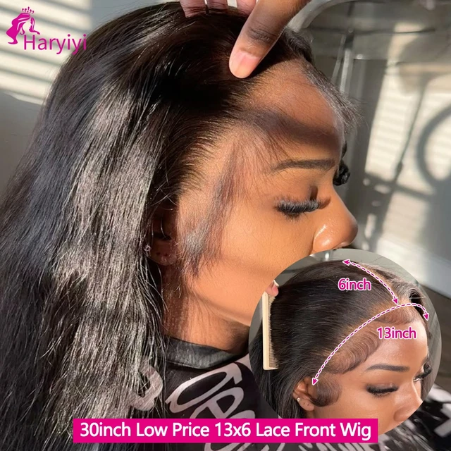 Perruques Cheveux Humains 13x6 HD Human Hair Lace Wigs 250% Perruques Vietnamienne Original Livraison 3 Jours Human Hair Wigs Perruque Lisse Cheveux Humain 30 40 42 Pouces 13x4 Perruque Cheveux Humains Naturel 1