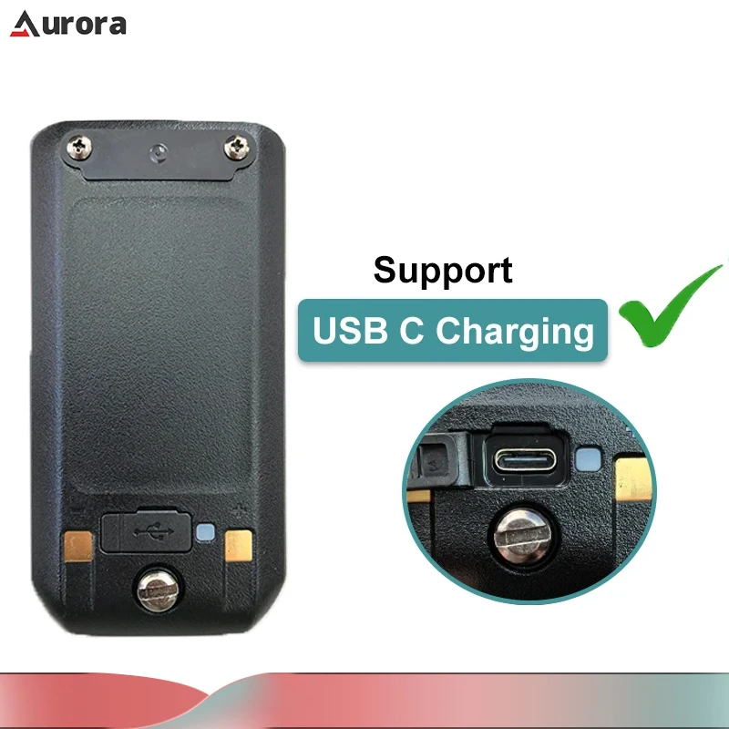 Baofeng UV-21 Pro V2 Li-ion Battery Original High Capacity DC 8.4V Typc-C Charging UV21 Pro Two Way Radio Batteries Replacements 3