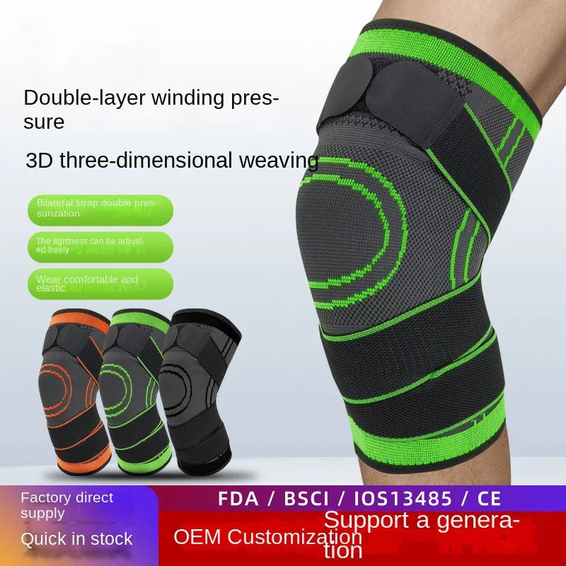 Knee Pad Knee Support Knee Support Sleeve 1PC Band Compression Exercise Fitness Knee Pads Running Mountaineering Basketball Knee Pads Warm Nylon Sports Pads