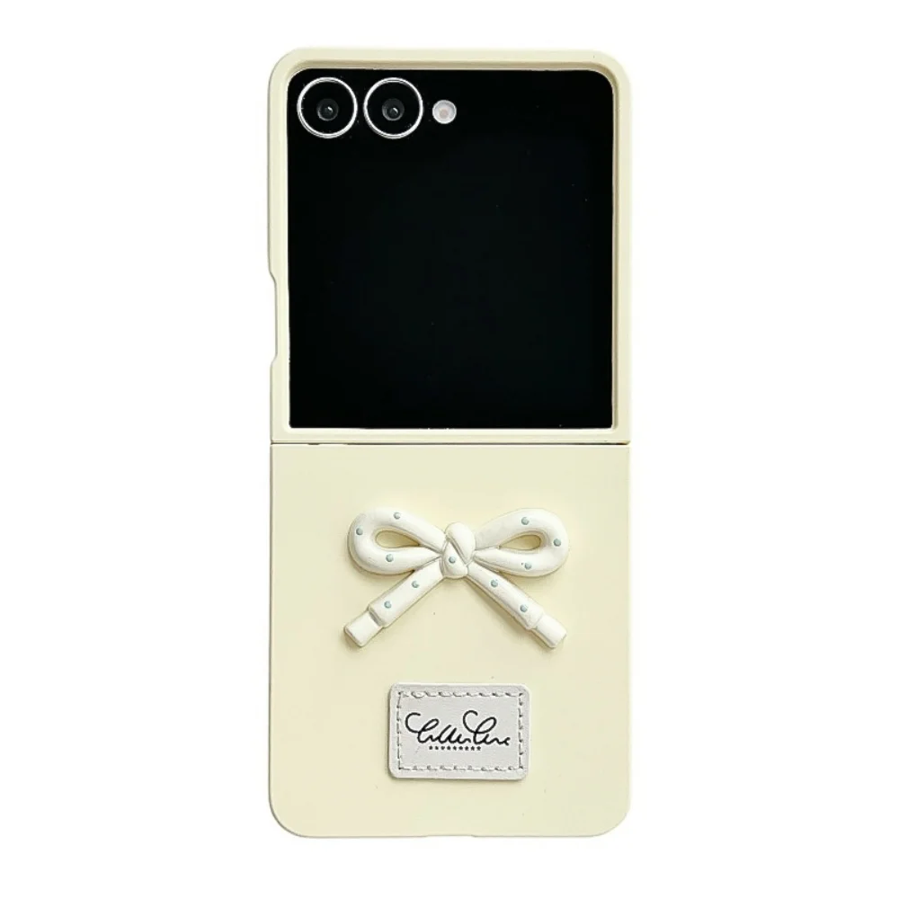 Chic 3D Polka Dot Bow Matte Phone Case in Candy Colors