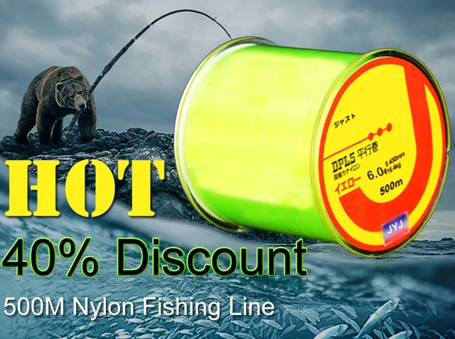 Monofilament Fishing Line 500m  Nylon Monofilament Fishing