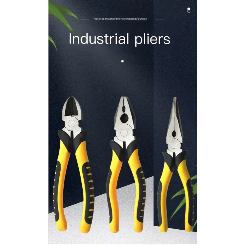 INGCO Pliers Set, Combination Pliers, Long Nose Pliers, Diagonal