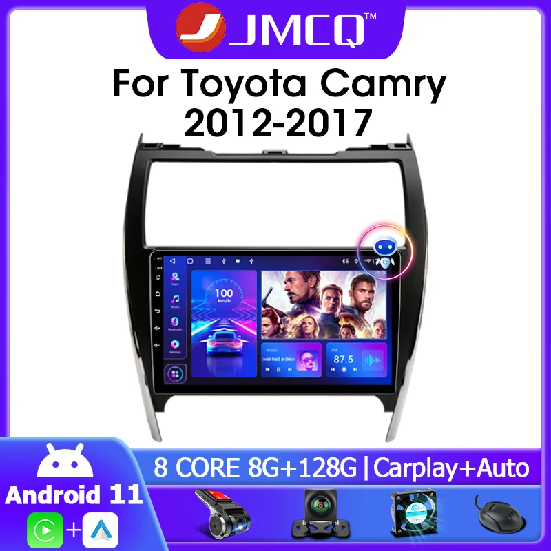Автомагнитола 2DIN на Android 11 0 мультимедийный плеер с GPS-навигацией для Toyota Camry 2012-2017