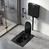 *Toilet Water Tank With Cover Plate Small Apartment Potty Chair Shower Room Toilet 3