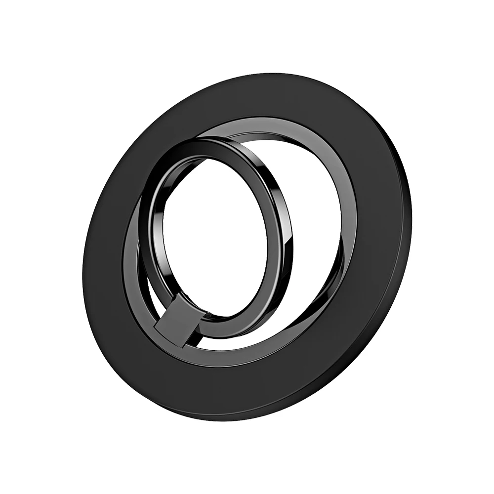 Revolving Magnetic Phone Ring Holder with Kickstand and Grip