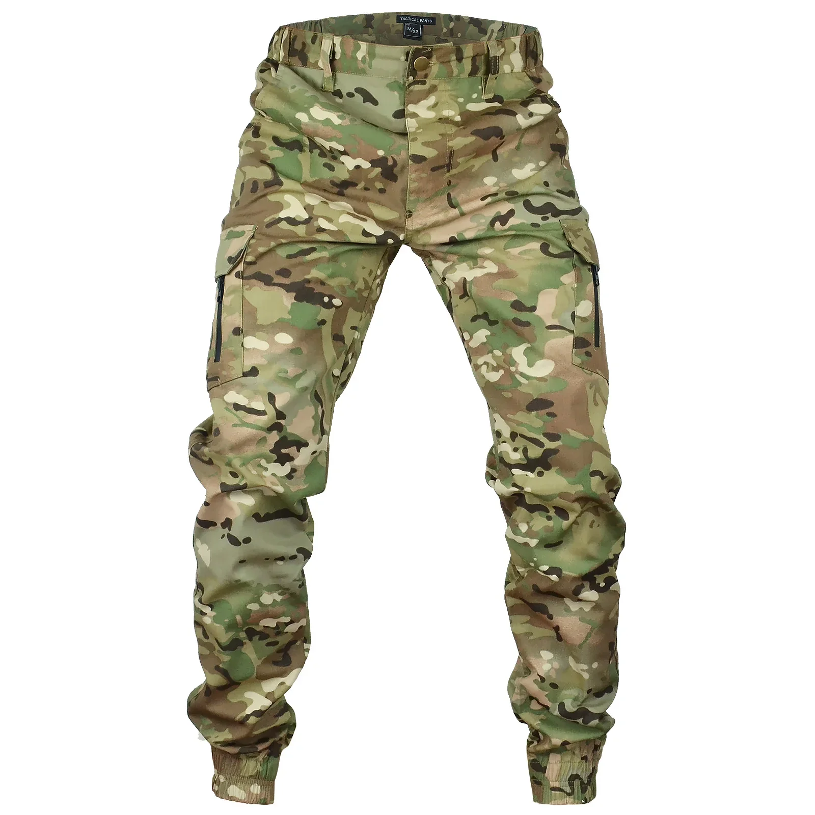 Jogger cargo camouflage ripstop homme - Vêtement technique pêche randonnée urbaine