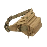 Large Capacity Camping Hiking Tactical Waist Pack Mens Waist Bag Solid Color/Camouflage Print Fanny Pack Waterproof Outdoor Bags 1