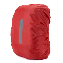 Waterproof Backpack Cover with Reflective Strips - Multi-Size & Color Options | Ultimate Rain Protection (Red M(26L-40L))