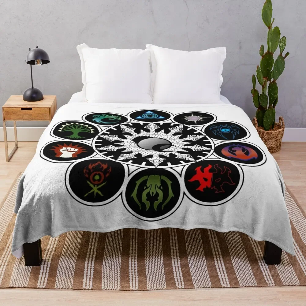 

Tablet of the Guilds Throw Blanket blankets and throws Luxury Decorative Sofas Travel Sleeping Bag Blankets