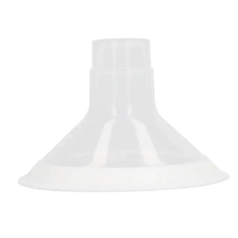 Breast Pump Flange Leakage Proof Flexible Soft Silicone White Edge Breast Shield for Breastfeeding