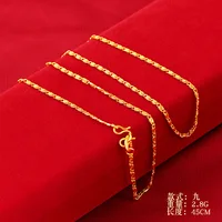 Group collier en or pur 14 carats pour femme, vague d'eau, JOSalle, Sophia, croix étoilée, JO18, collier amaran, bijoux fins, cadeaux 4