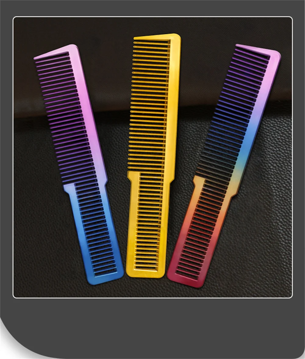 Heat Resistant Styling Tools Good Toughness High Performance Feel Comfortable Professional Hair Clipper Save Time Fading Comb