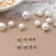 

100pcs Beads Holder Cap Hole Pearl Pendant Gold Silver Bead Cap Flower Holder Diy Jewelry Accessories Materials Supplies
