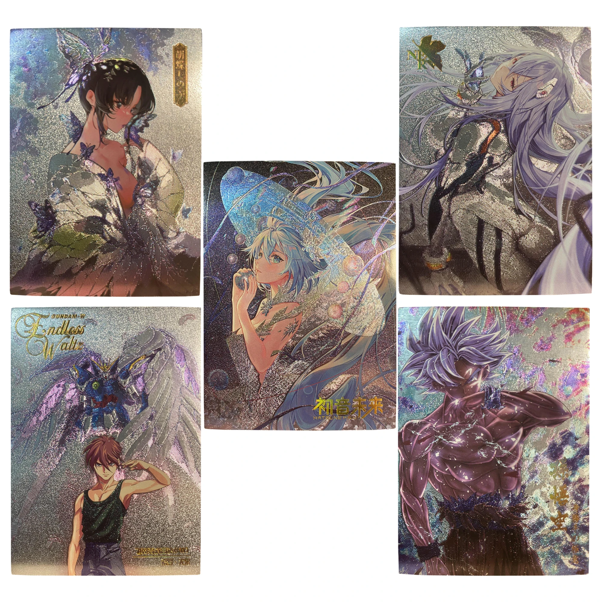 

Anime Flash Card Single Card Goku Kochou Shinobu Hatsune Miku Thick Card Version Classic Anime Game Collection Cards Gift Toys