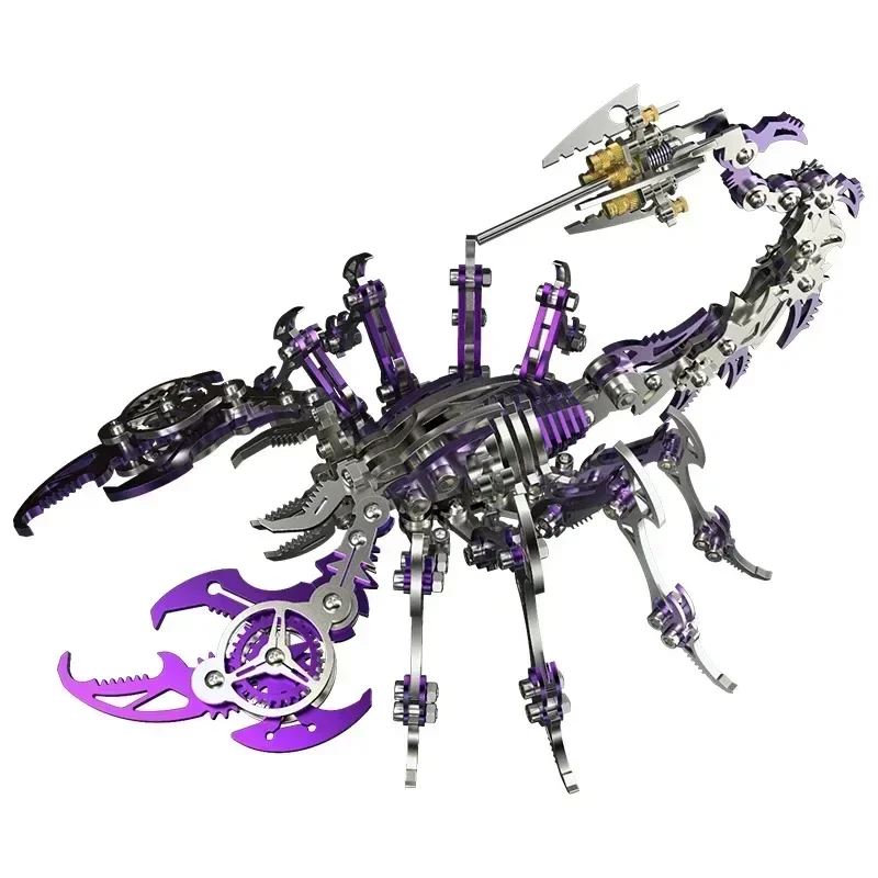 

454pcs Advanced Jigsaw Puzzle Adult Version 3d Solid China-Chic Metal Assembly Model Scorpion Toy Mechanical Decoration Birthday