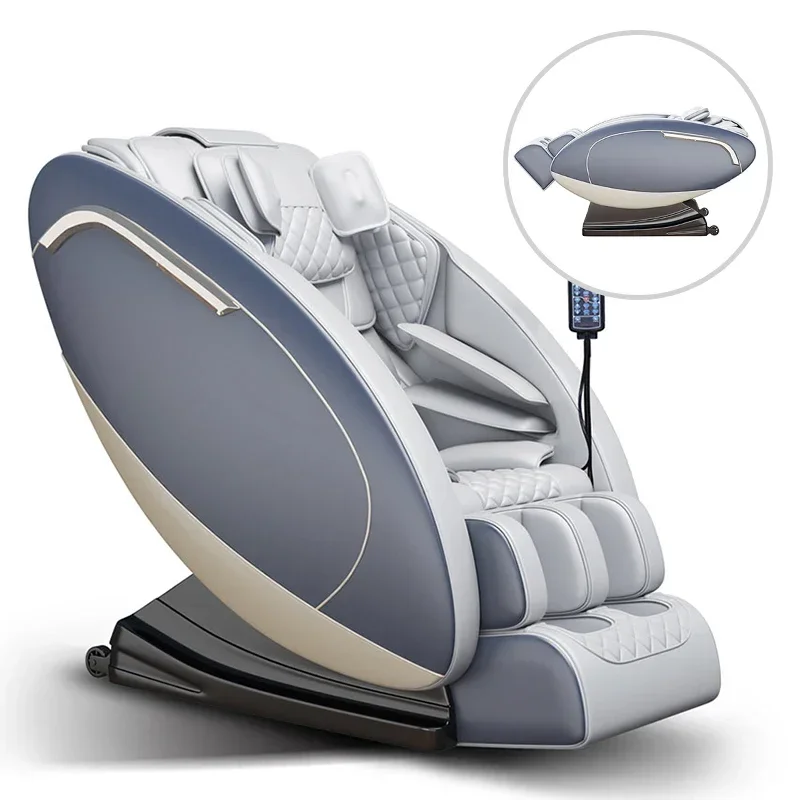 Remote Control High Quality Electric Home Full Body Comfortable Powerful Vibration Massage Chair with Musical Function 4