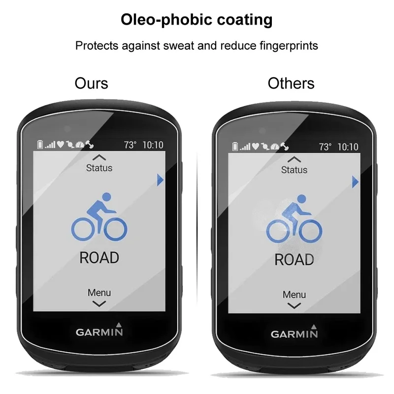 Premium Tempered Glass Screen Protector for Garmin GPS Bicycle Stopwatch