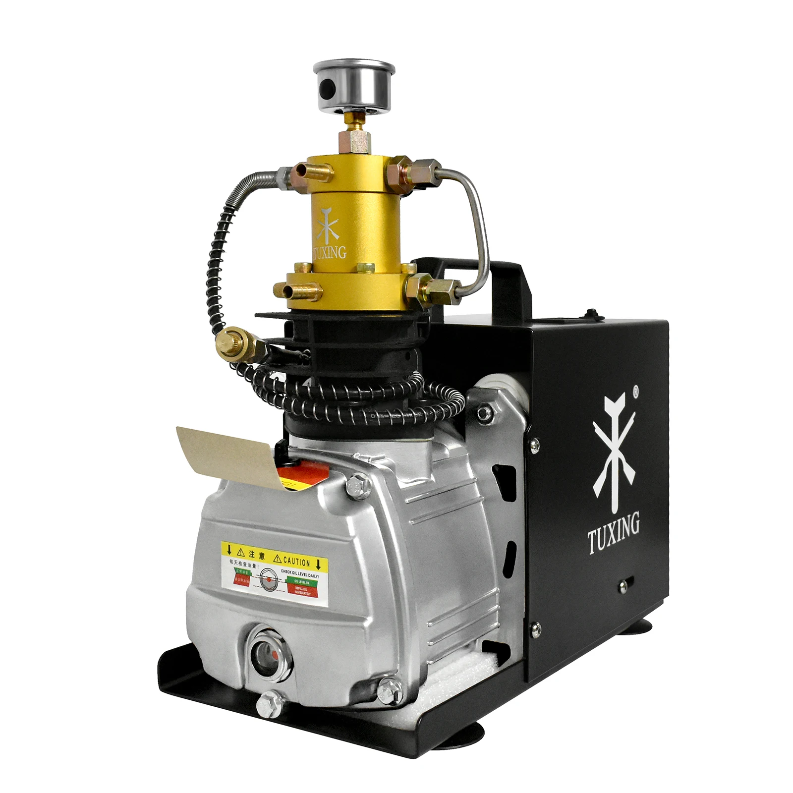 TUXING TXES031 4500Psi 300Bar PCP Air Compressor Electric High Pressure  Compressor Scuba Diving Tank Filling PCP Rifle 220V/110V