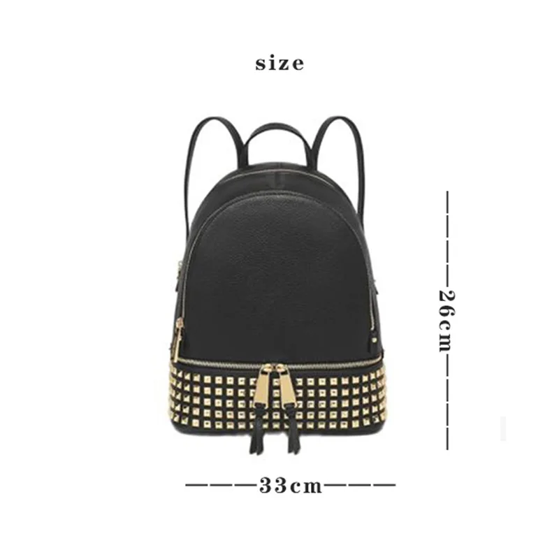Classic solid color backpack High-end women's fashion backpack launched a new women's handbag casual backpack mobile phone bag b 5