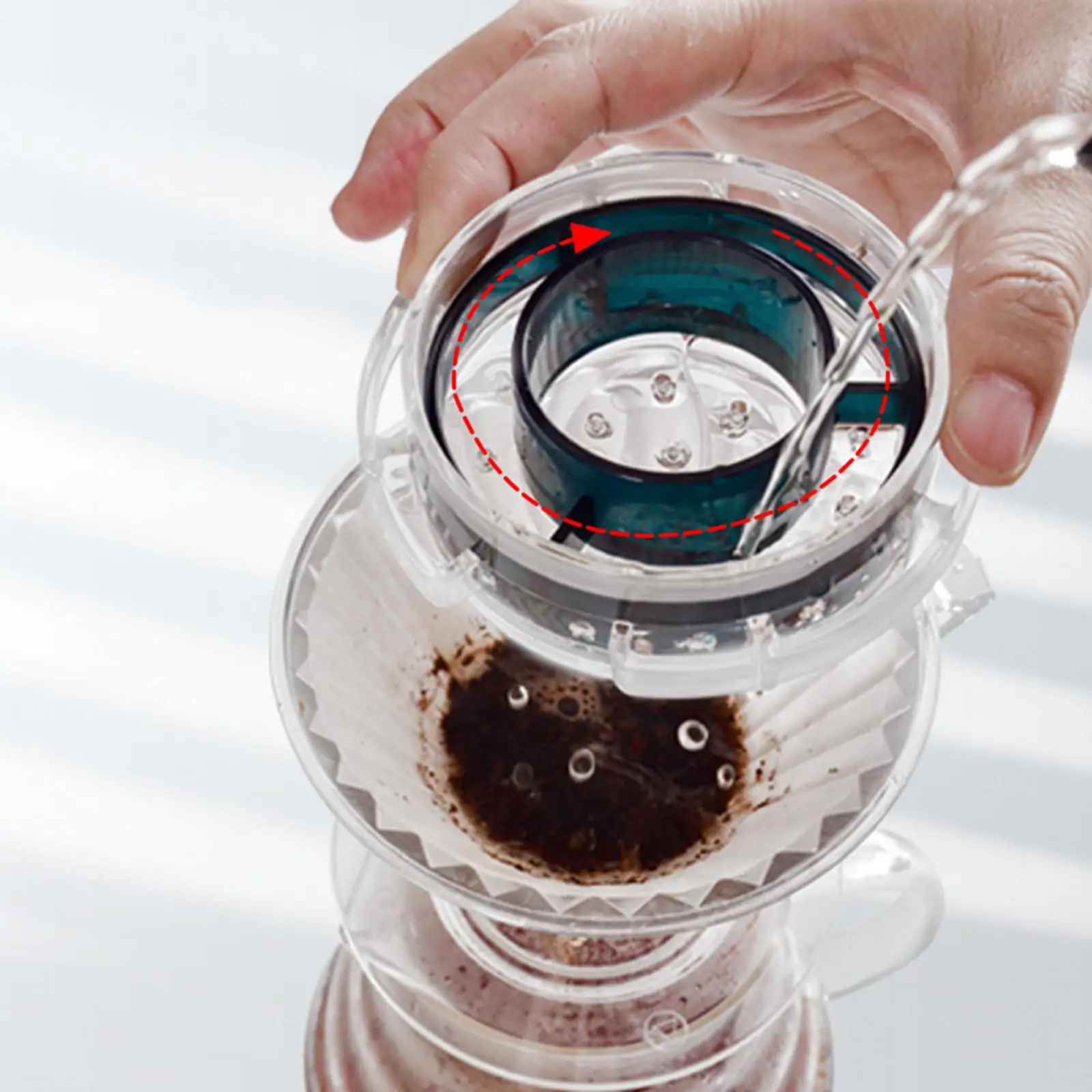 Pour Over Coffee Dripper Coffee Filter Drip Shower Hand Drip for Cafe Home