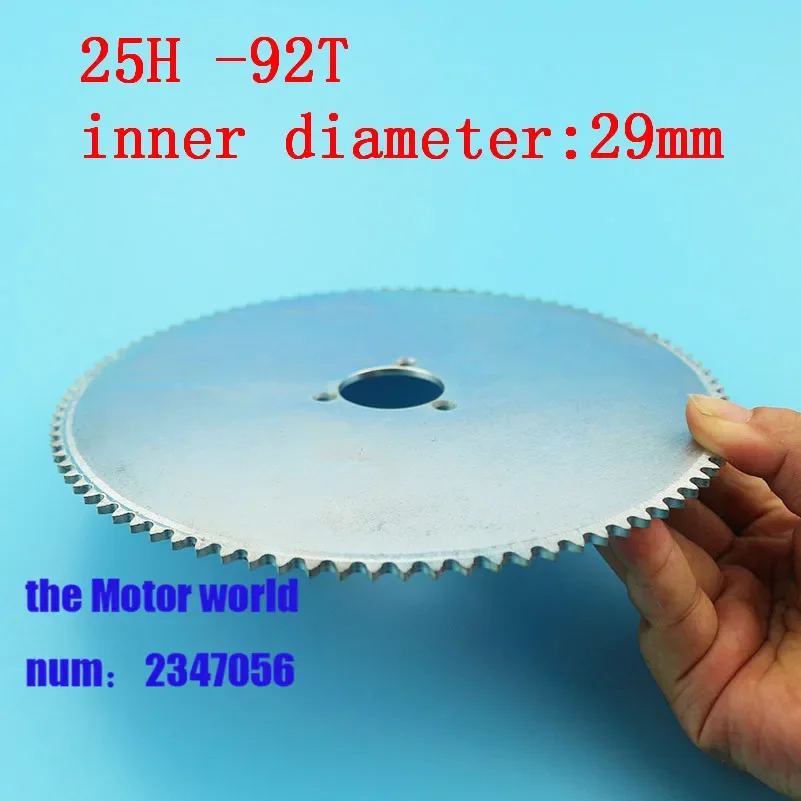25H 29mm 92T tooth electric Sprocket Mini Moto ATV Quad Dirt Pit Pocket Bike Chopper 49CC 62 64