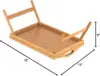 Tray with Folding Legs - Breakfast Tray with Handles - Bamboo Bed Tray for Bed, Sofa, Eating and Laptops  tray 6