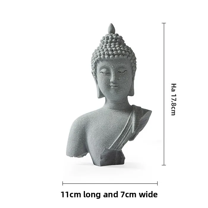 New Chinese Zen Buddha statue bust Buddha ornament creative Sakyamuni home decoration crafts