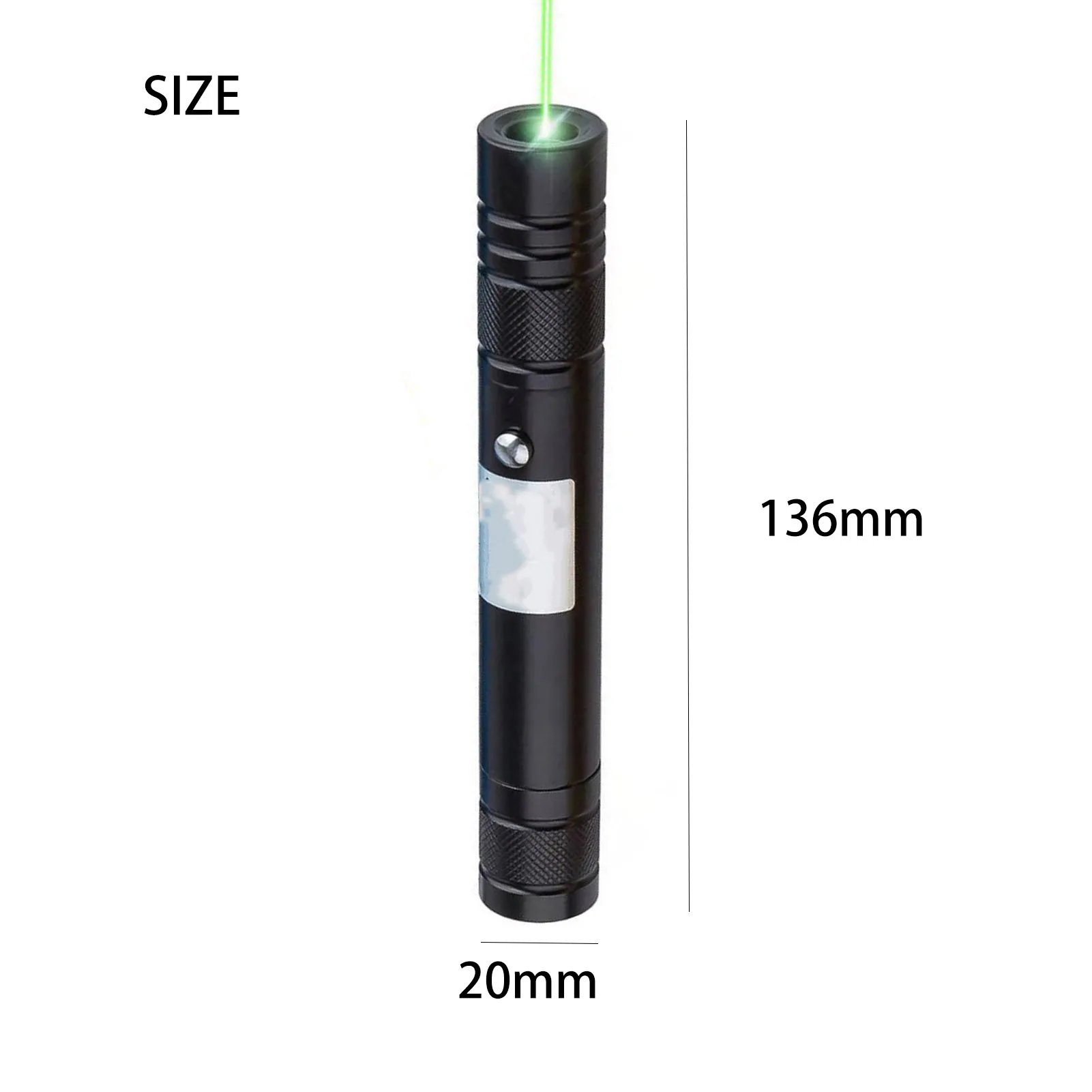 LED Flashlight LED Flashlights LED Torch Light Laser Flashlight Long Range Green Beam Flashligh Adjustable Focus Light Pointer for Indoor Classroom Interactive Teaching