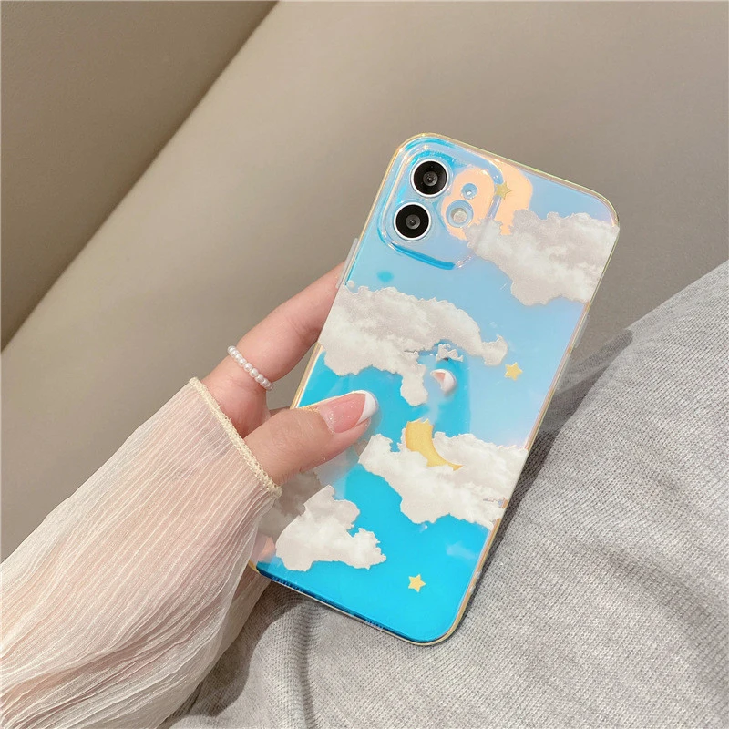 Holographic Cloud iPhone Case