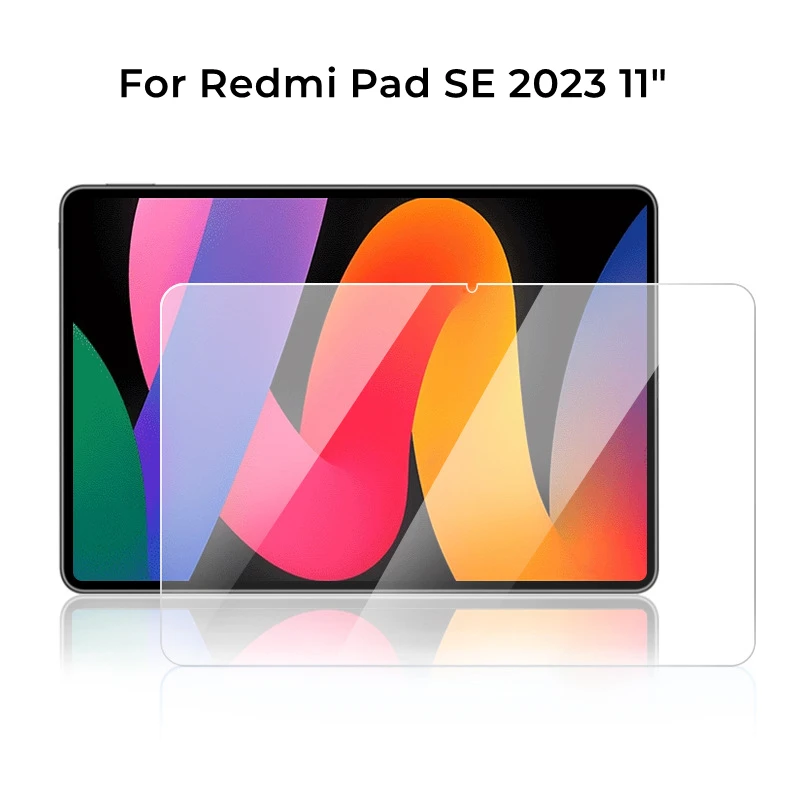 Screen Protector For Xiaomi Redmi Pad SE 11 2023 HD Tempered Glass Film Scratch Proof Anti Fingerprints Protective Protection