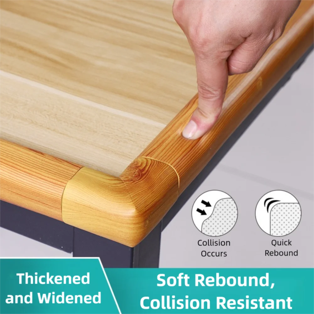 Soft Self Adhesive Wood Grain Desk Edge Guard Strip
