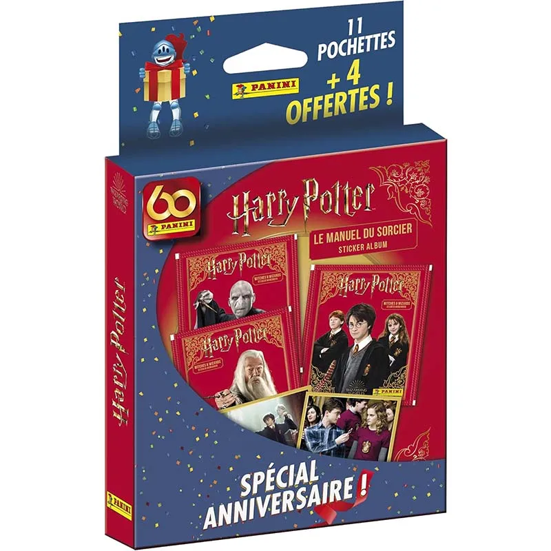 

Panini Du Harry Potter Le Sorcier Manuel 60 Years Blister Pack 11+4 Limited Collection Card