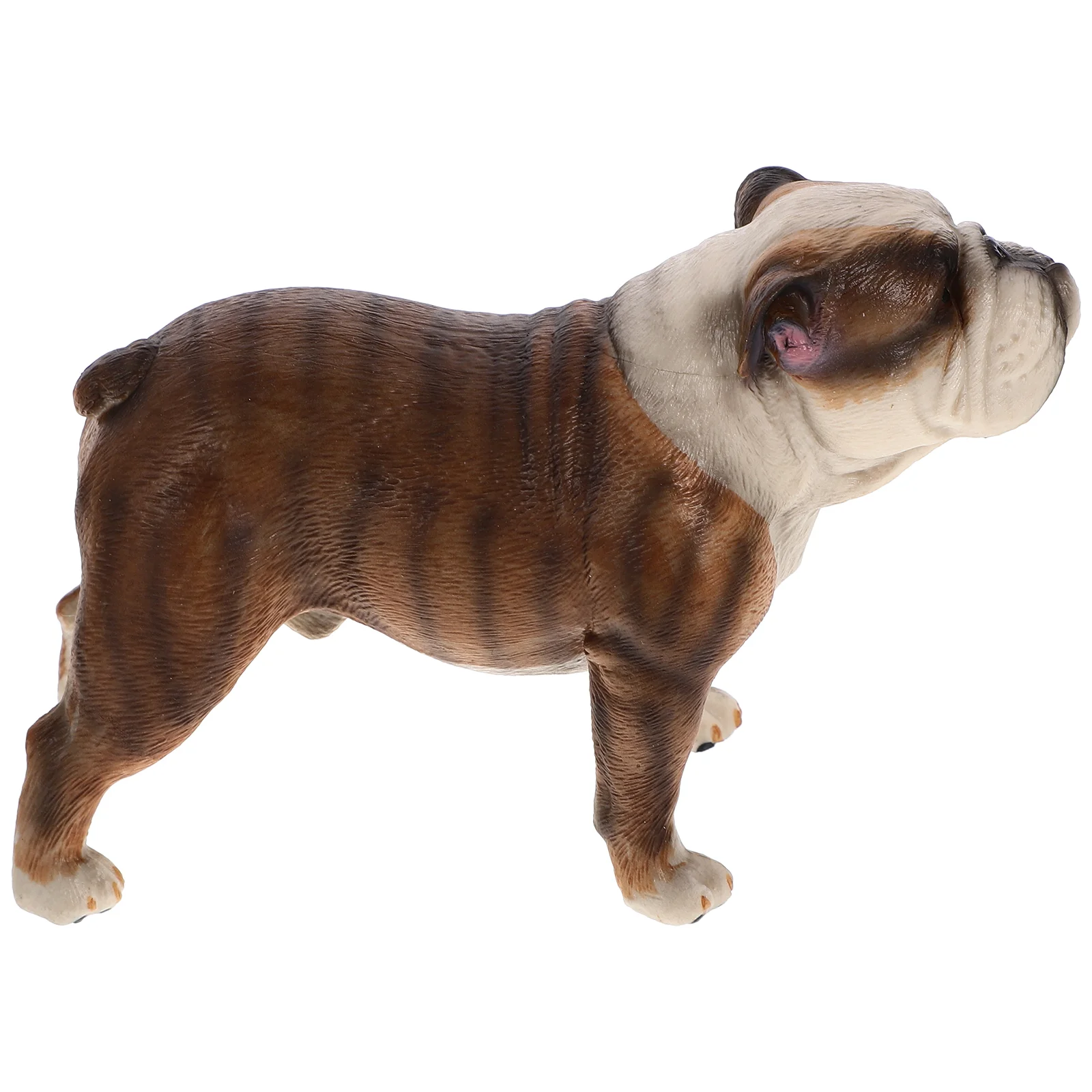 

Realistic Bulldog Figurines Mini Puppy Dog Statue Lifelike Detailed Plastic Puppy Figures Simulation Dog Model Vivid Animals