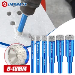 Durable Diamond Coated Core Drill Bit Dry Drilling for Glass Marble Granite Quartz Porcelain Ceramics Vitrified Tile Hole Opener