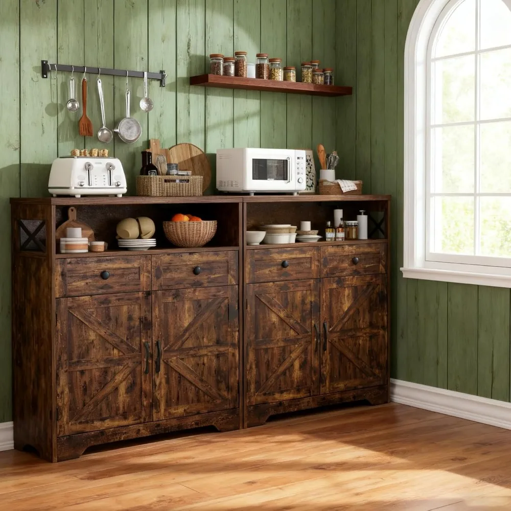 Farmhouse Barn Door Sideboard 6