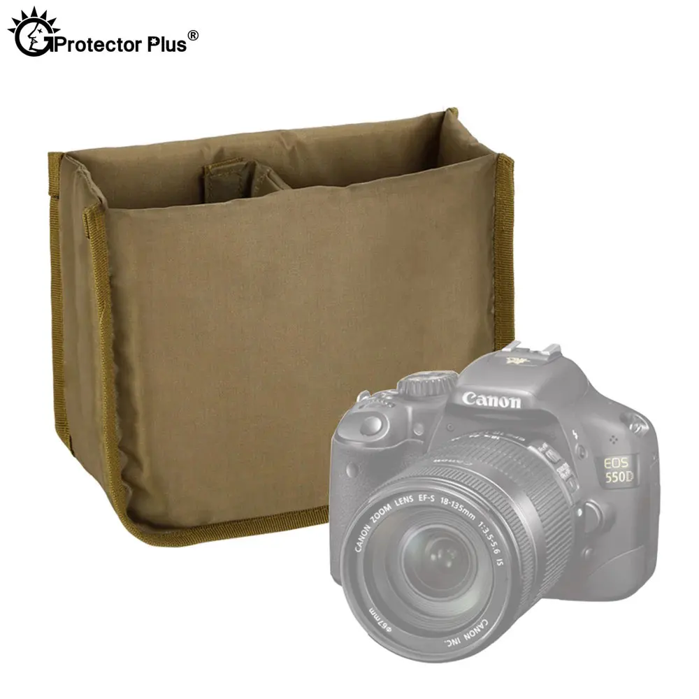 Protector Plus Outdoor Military Tactical Camera Protection Bag Oxford Cloth Divisorio Pieghevole Travel Escursionismo Accessary Pouch