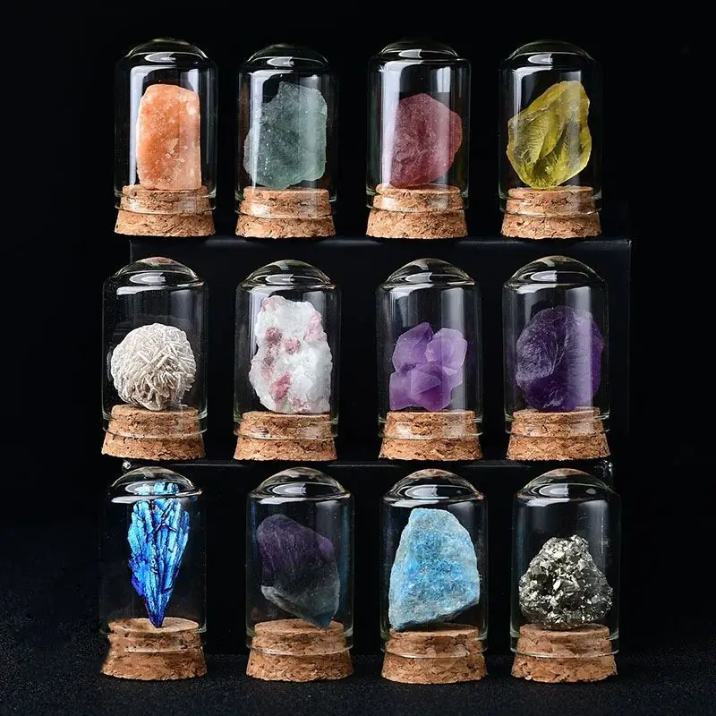 

Natural Crystal Ore Specimens Popular Science Mineral Crystals Home Stones Handicrafts Ornaments Decorations Children's Teach