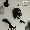 HOT Xenomorph Head Wall Art - 4Pcs/set Giant Alien Xenomoprh - Xenomorph Mask- Facehugger Mask - Towel Rack Hooks 1
