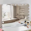 Redlife Hollywood Vanity Mirror with Lights, 20 LED Bulbs Make up Mirror w/ 10X Magnification and USB Charge Port, 360° Rotation 2