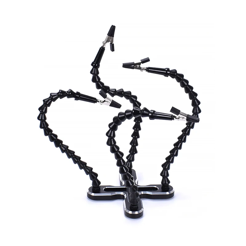 Adjustable LED Magnifying Glass Soldering Stand with Fresnel Lens