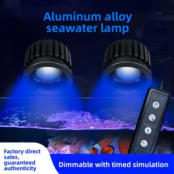 Lámpara de coral inteligente espectral de aguas profundas con lente resaltada de proteína fluorescente excitada por UV