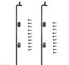 Metal Heavy Duty Fence Drop Rod New Black Pvc Coated Fencing Trellis Gates Steel Modern Drop Rod 1