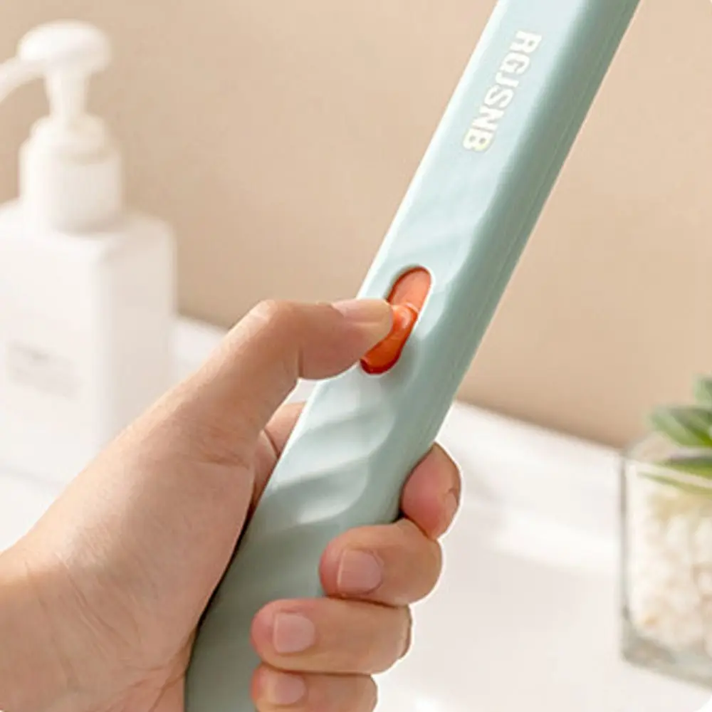 Description Picture 5 of itemLong Handle Shower Brush Soft Hair Exfoliation Comfortable Back Scrubber With Soap Dispenser Back Brush For Bathroom Home