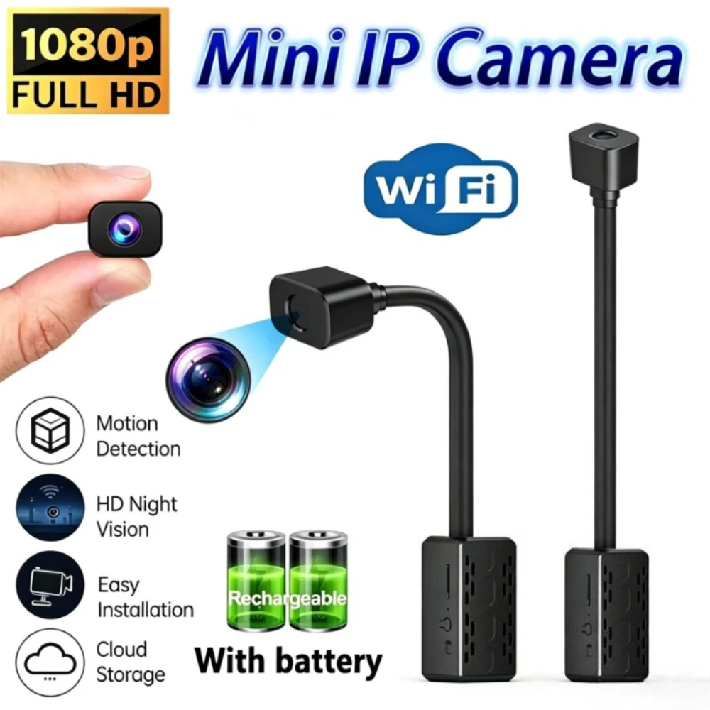 1080P Loop Record Mini IP Camera HD WiFi Wireless Smart Remote View Baby Monitor Motion Detection Security Surveillance Cameras 1