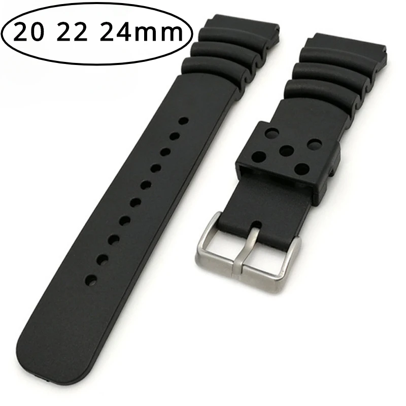 Commercio All'Ingrosso Di Accessori Per Orologi Universali Impermeabili Sportivi Adatti Per Cinturini Da Uomo In Silicone Per Orologi Seiko Rolex Wate