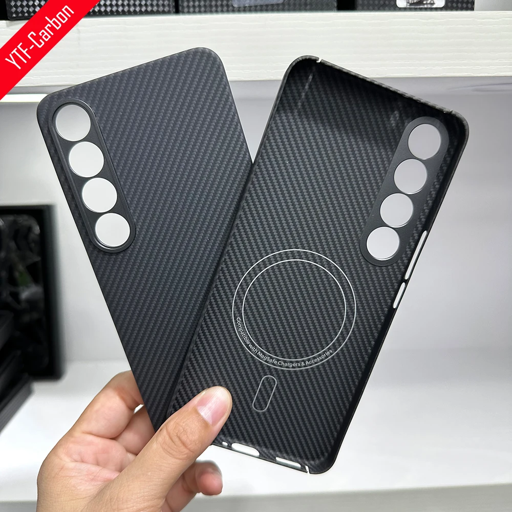 

Для Meizu 20pro магнитное углеродное волокно чехол Aramid Fiber Чехол для телефона сверхтонкая защита от падения