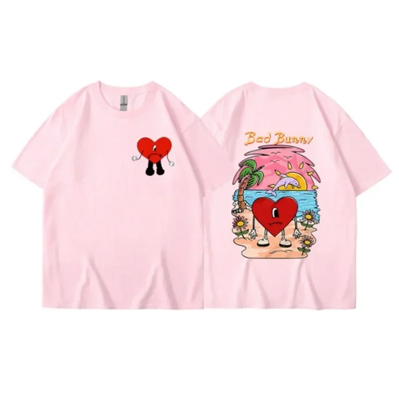 Bad Bunny T-shirt Women's T-shirt Casual T-shirt Summer Street Short Sleeve Fashion Harajuku T-shirt Clothing 5