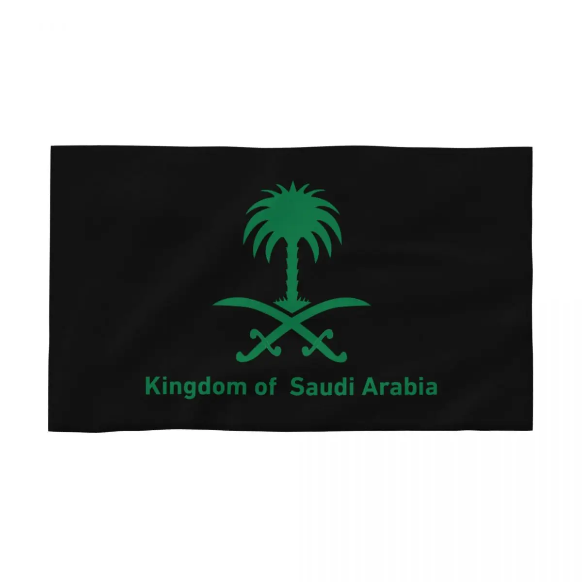 thumbnail image 1 of Toalla de cara con la bandera de Arabia Saudita Toallas de piscina de algodón súper suaves personalizadas, 1 of 5