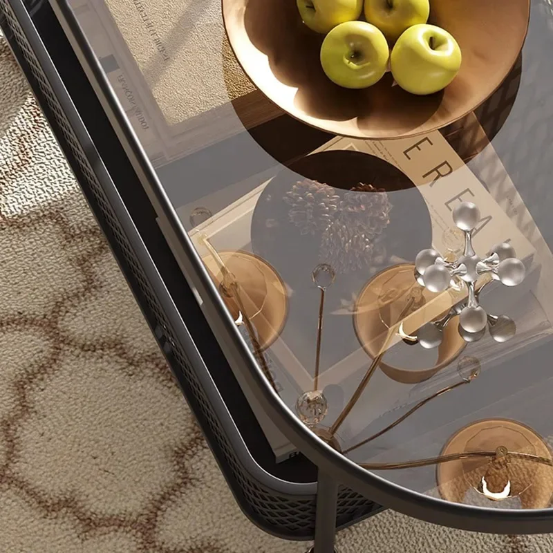 Glass Bedside Coffee Tables Mobile Garden Fashion Outdoor Coffee Table Entryways Floor Table Basse Pour Salon Bedroom Furniture